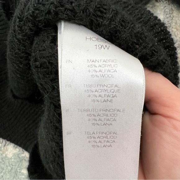 IRO Sweater Womens XS Black Winter Crewneck Alpaca Wool Blend - Picture 10 of 10